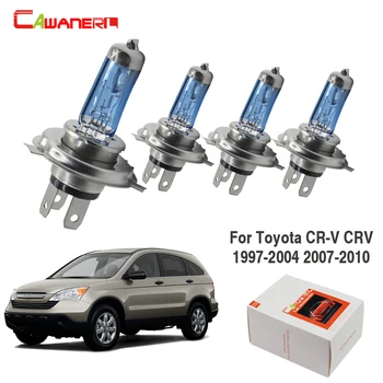 

Cawaner 2 Pair H4 100W Halogen Bulb 4300K 12V Warm White Car Headlight Light Hi/Lo Beam For Toyota CR-V CRV 1997-2004 2007-2010
