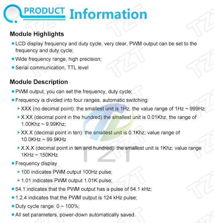 1 шт. 1Hz-150 кГц Отношение сигнал/генератор PWM модуль GSM Частота импульсов рабочий цикл регулируемый модуль ЖК-дисплей Дисплей 3,3 V-30 V 1Hz-150 кГц