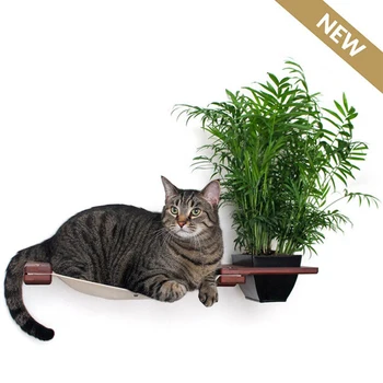 

NEW cat lounge hammock with flower pot cat tree tower house pet furniture