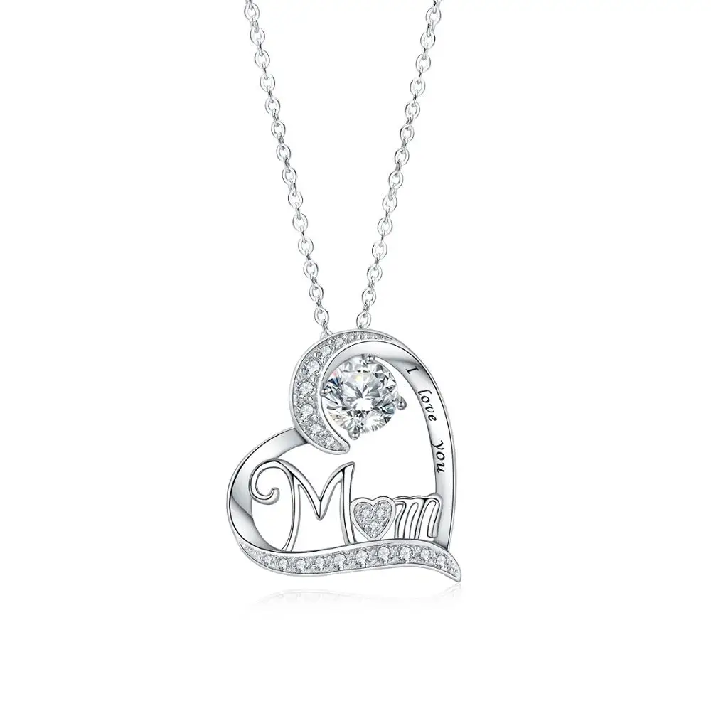 BONISKISS 925 Sterling Silver Heart 