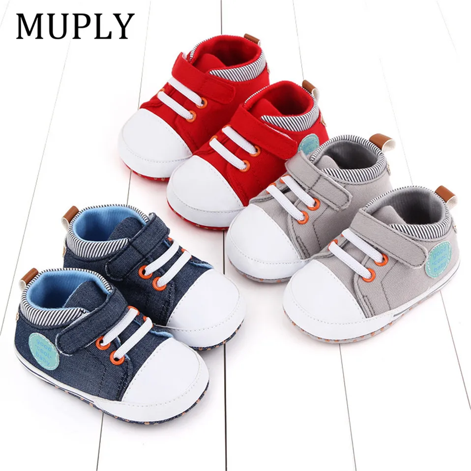 Shoes Sneakers First-Walker Baby-Boys-Girls Crib Canvas Soft for 0-18month Sports New-Fashion
