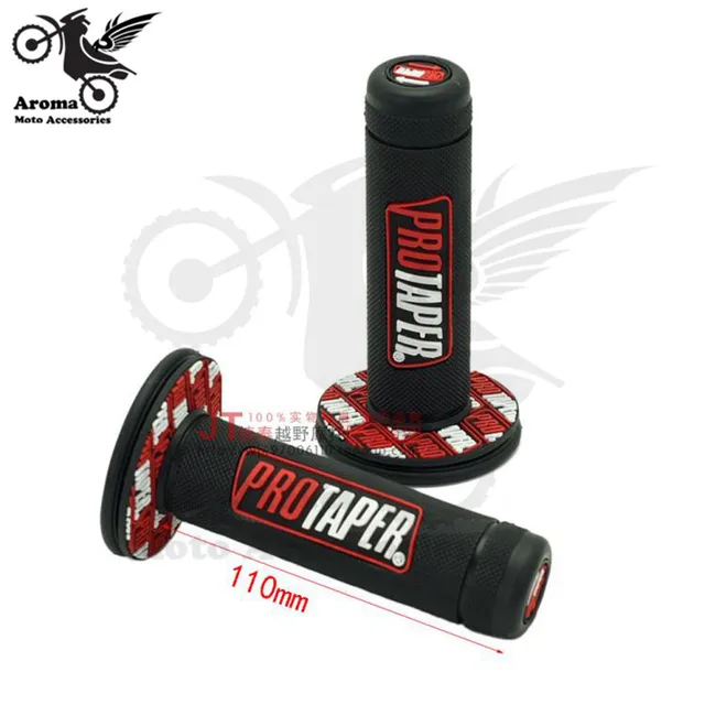 colorful transparent 24MM 22MM motorbike handle bar part racing professional accessories motorcycle handlebar for protaper husqvarna yamaha KTM motocross hand grips dirtbike grip pitbike ATV Off-road moto grip pit bike red