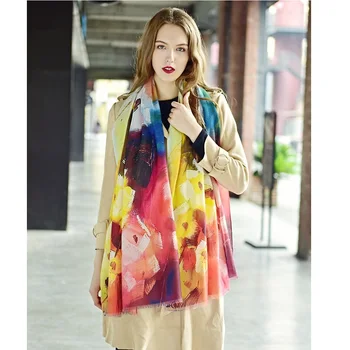 

Diamond Pattern Women Wool Scarf Wraps Shawl for Winter 180*70cm