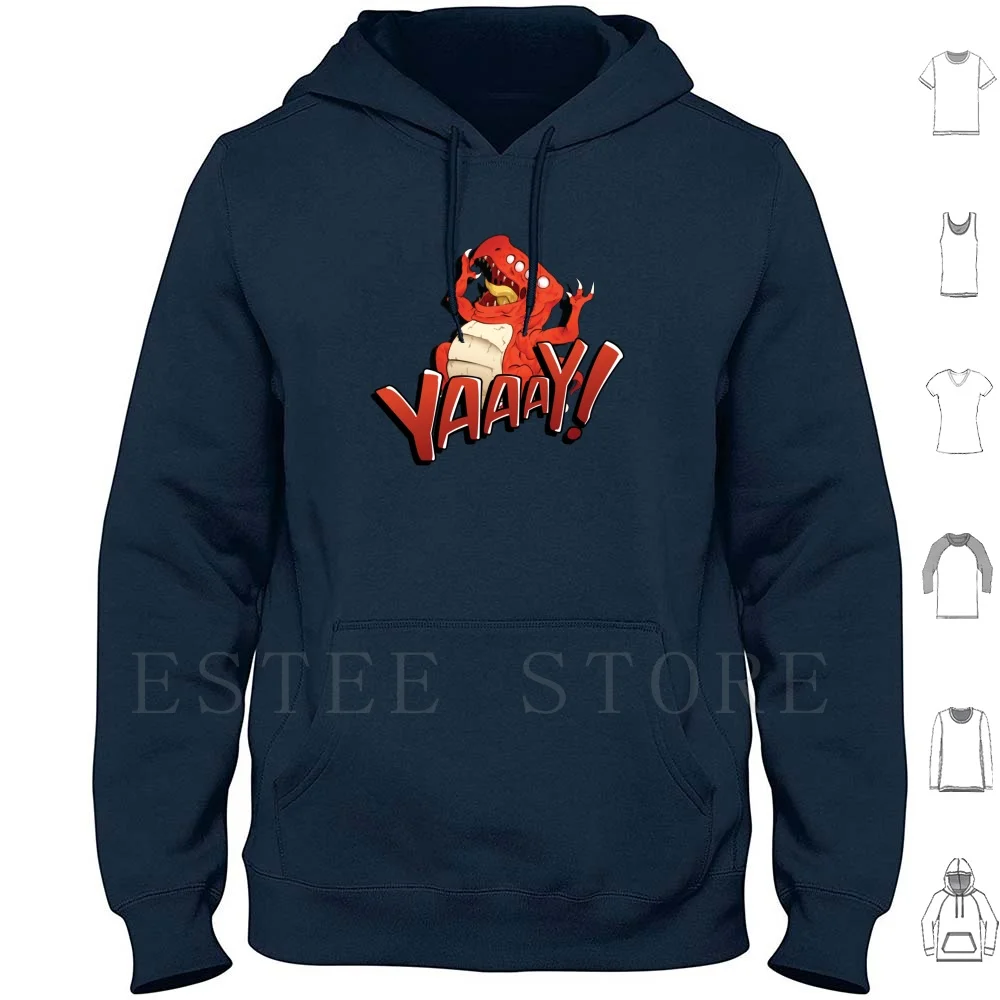 Crocomire Super Yay Felpa Con Cappuccio Manica Lunga Crocomire Orpheon Yay Metroid Samus