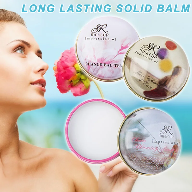 

High Quality 15g Solid Perfume for Men Women Portable Round Box Solid Perfum Lady Solid Deodorant Body Solid Fragrance Balm