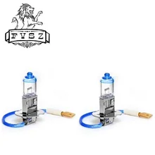 2 x H3 12V 55W 5000K 2400lm головка лампы Автомобильные галогенные лампы головного светильник s супер яркий белый светильник автомобильный светильник рядом с Светильник лампы(2 шт