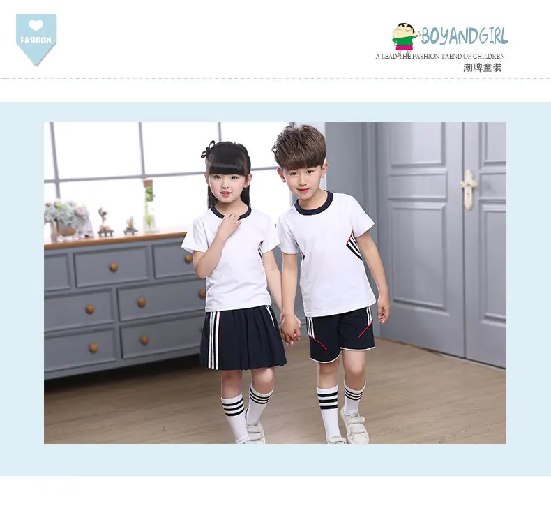Детский комплект одежды; летняя школьная форма для детского сада; коллекция года; летняя детская одежда для мужчин и женщин; детская одежда с короткими рукавами; Sp