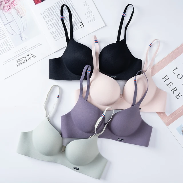 Women Bra Soft Wireless Bras Women Sexy Lingerie Fashion Adjusted Push Up  Seamless Bralette Female Underwear Sleep Tops