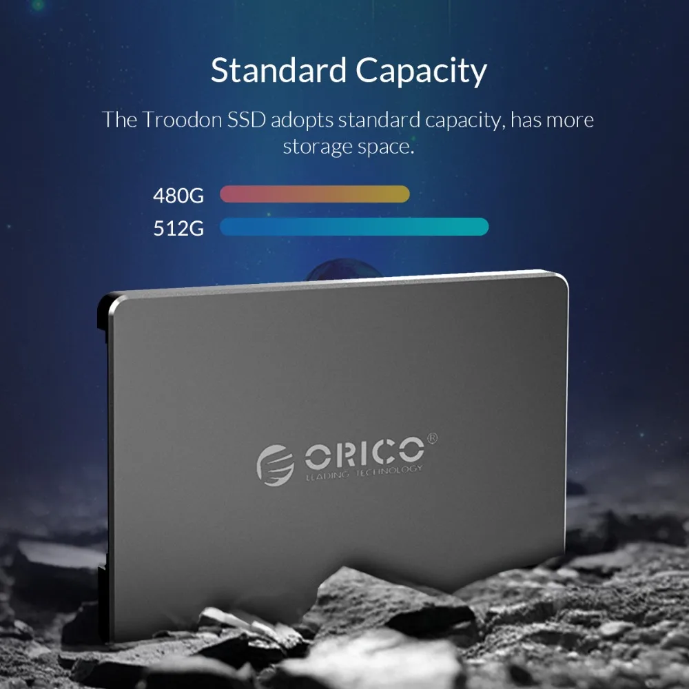 ORICO SSD 128 ГБ 256 512 1 ТБ SSD 2,5 дюймов SATA SSD 1 ТБ Внутренний твердотельный диск для настольного компьютера ноутбука