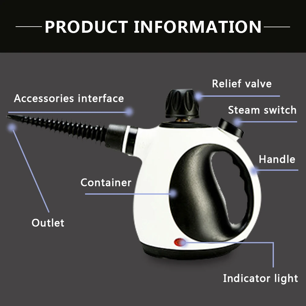 US $55.06 China Factory Mini Portable Steam Vacuum Cleaner