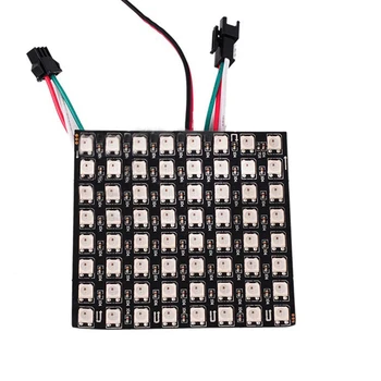 

8x8 WS2812 Panel 64 pixel LED Individually Programmed Panel Screen WS2811 SMD 5050 RGB Led Digital Flexible Addressable