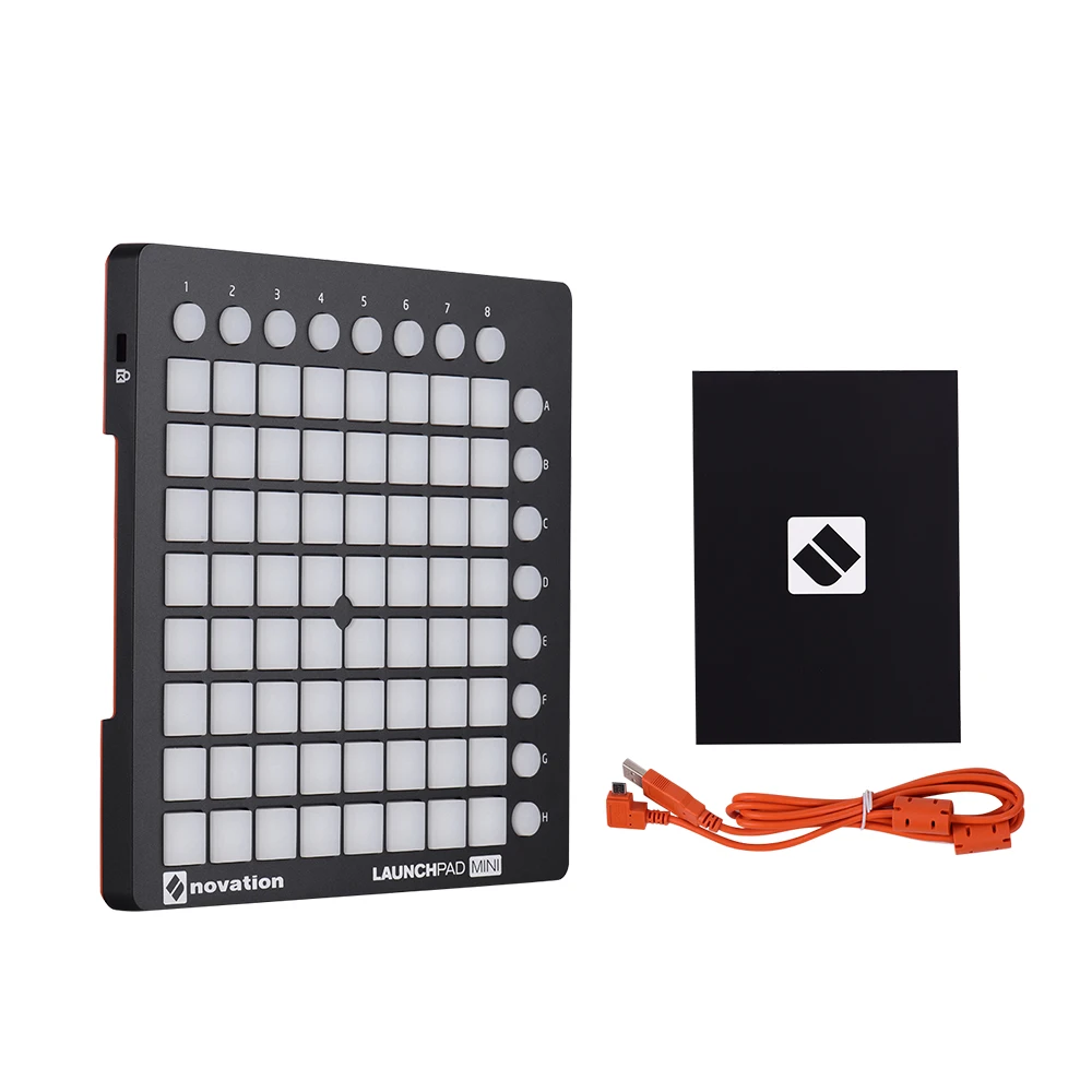 Novation LAUNCHPAD мини ультра-компактный USB MIDI Drum Pad Контролер для Ableton Live 64 подсвечиваемые колодки 16 кнопок управления с USB
