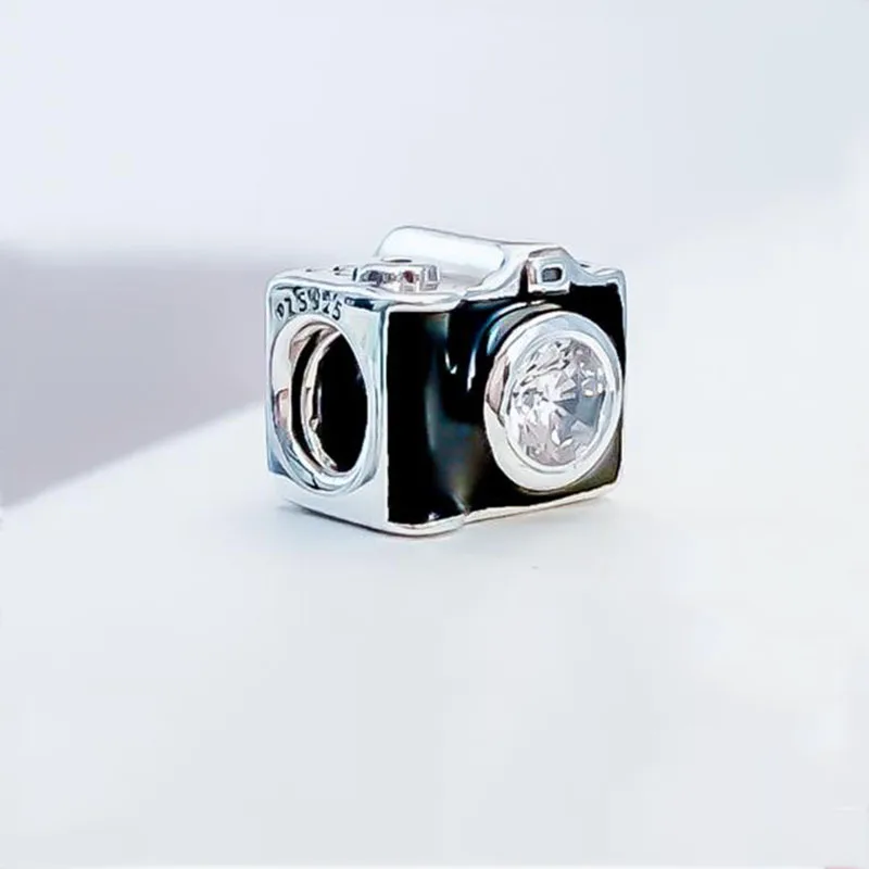 

Authentic 925 Sterling Silver Beads New Nostalgic Camera Creative Beads Fit Original Pandora Bracelet For Women Diy Jewelry