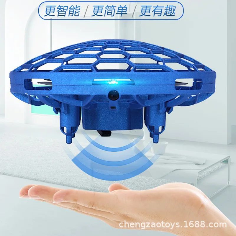 

New Style Sensing Mini Unmanned Aerial Vehicle UFO Remote Control Smart Gravity Watch Quadcopter Hot Selling Toy