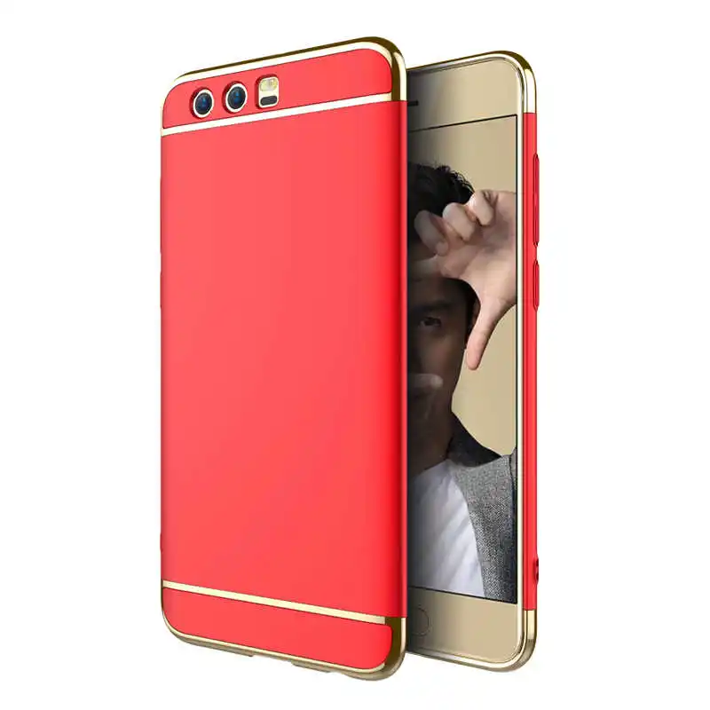 Red На huawei Honor 9 чехол Honor 9 Легкий протектор чехол на Honor 9 Lite матовый Капа 3в1 жесткий чехол на Honor 9 чехол Чехол Capa Coque - Цвет: Red