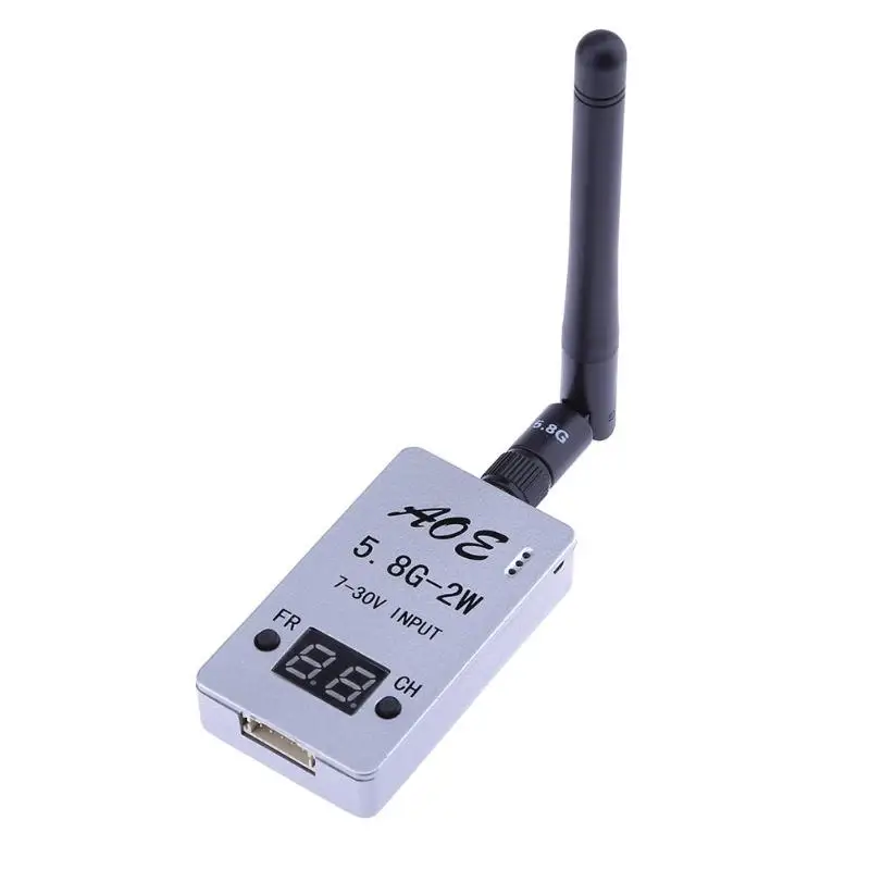 

5.8G TS933 2W 32CH Aluminum Shell Wireless AV Transmitter+ Antenna For FPV Transmitter Quadcopter DIY Spare Parts