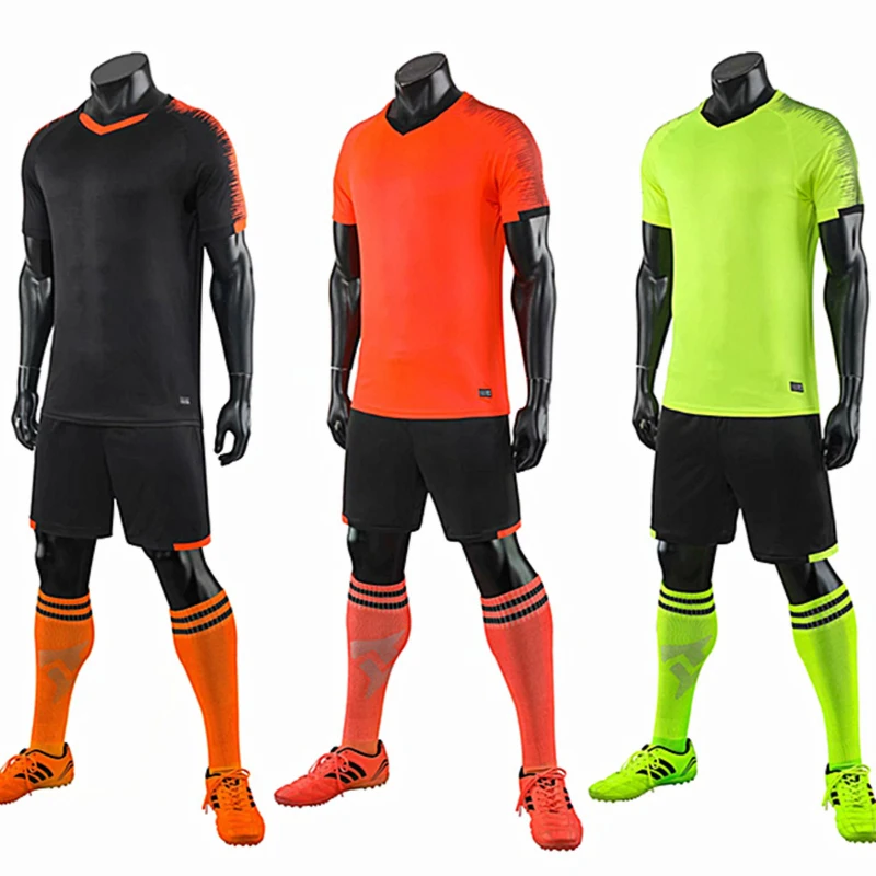 New Adult and Kids Football Jerseys Fashion Soccer Sets Short Sleeve Tracksuit Suit Uniforms Boys and Girls Soccer Jersey