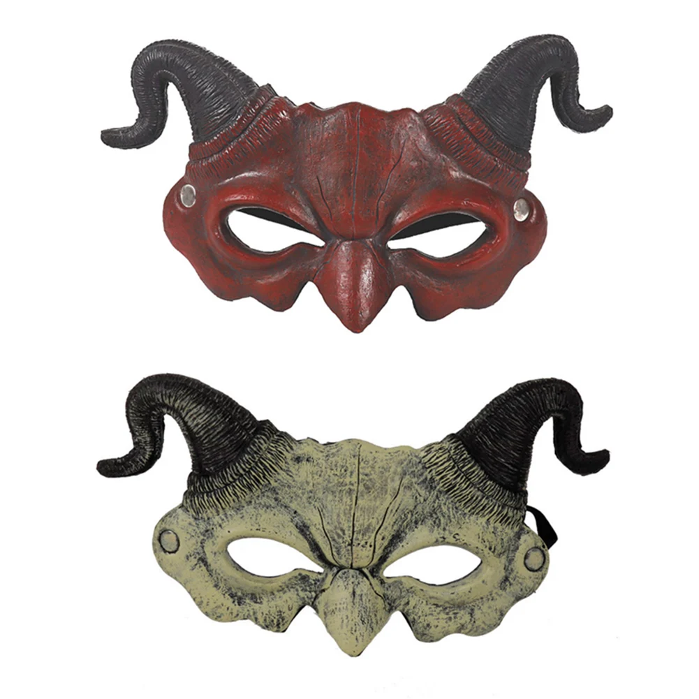 

Half Face Claw Devil Halloween Mask Scary Halloween Masks Adult Ghostlike Mask Costume Party Cosplay Decor