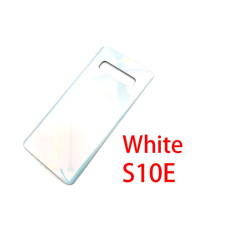 50 шт, задняя крышка батареи Стекло для samsung Galaxy S10/S10 Plus/S10e - Цвет: S10e White