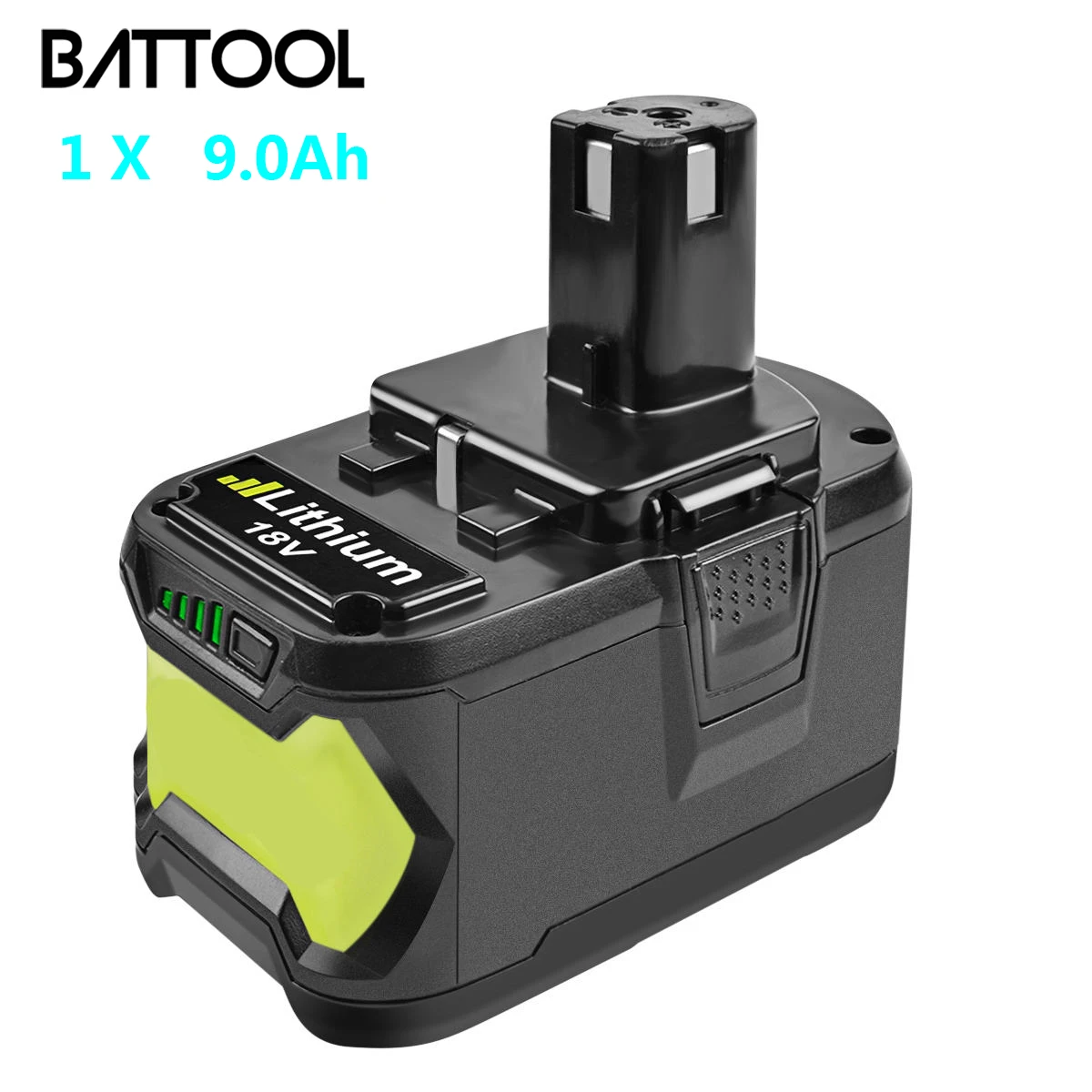 9000mAh 1pack BATTOOL для Ryobi 9000mAh 18V P108 литий-ионная аккумуляторная батарея для электроинструмента RB18L40 P107 P104 BIW180 - Цвет: 9000mAh 1pack