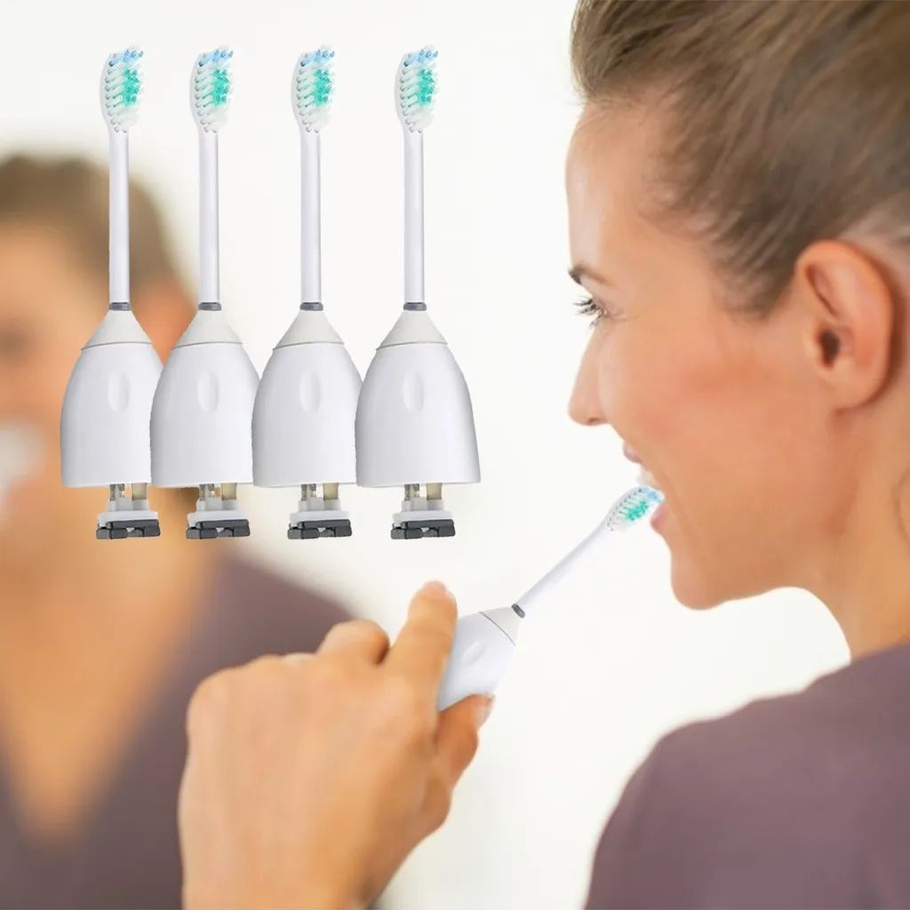 Звуковые насадки для Philips-машинка для стрижки зубная щетка для ухода за полостью рта Замена E серии 4 упаковка с защитной крышкой для Philips-Clipper