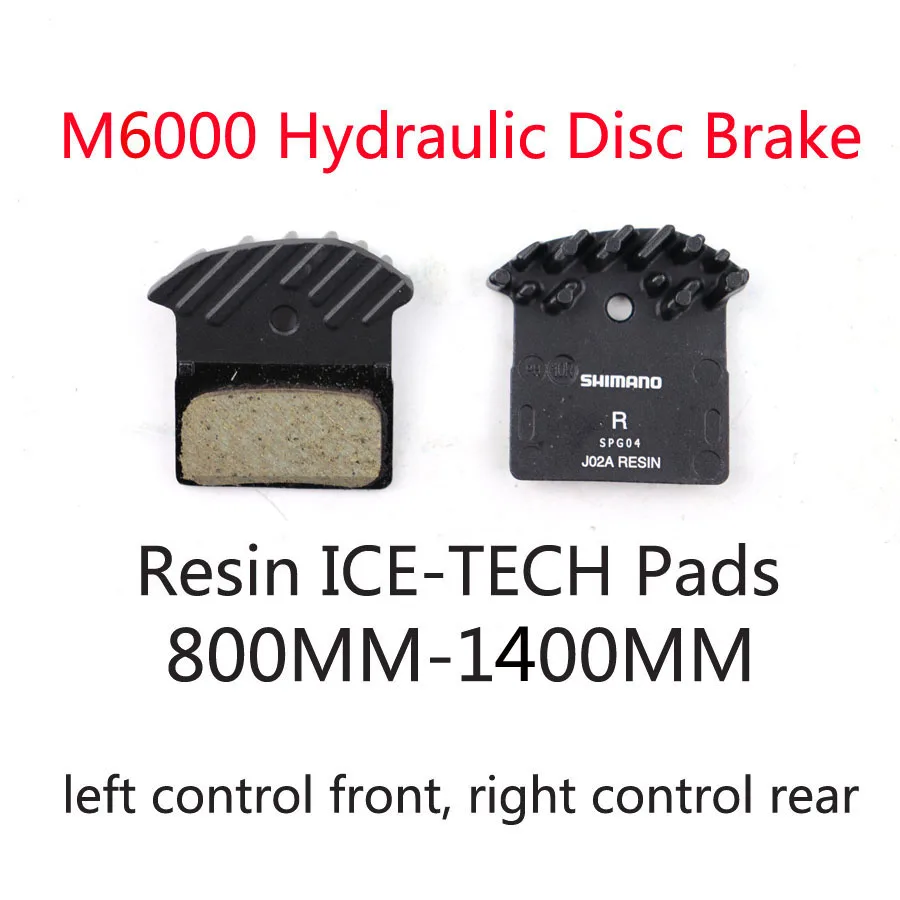 800-1400 Ice-Tech SHIMANO DEORE M6000 тормозной комплект DEORE Brake 800/1400 800/1500 1000/1700 передние и задние горные велосипеды Гидравлический дисковый тормоз MTB - Цвет: 800-1400 Ice-Tech