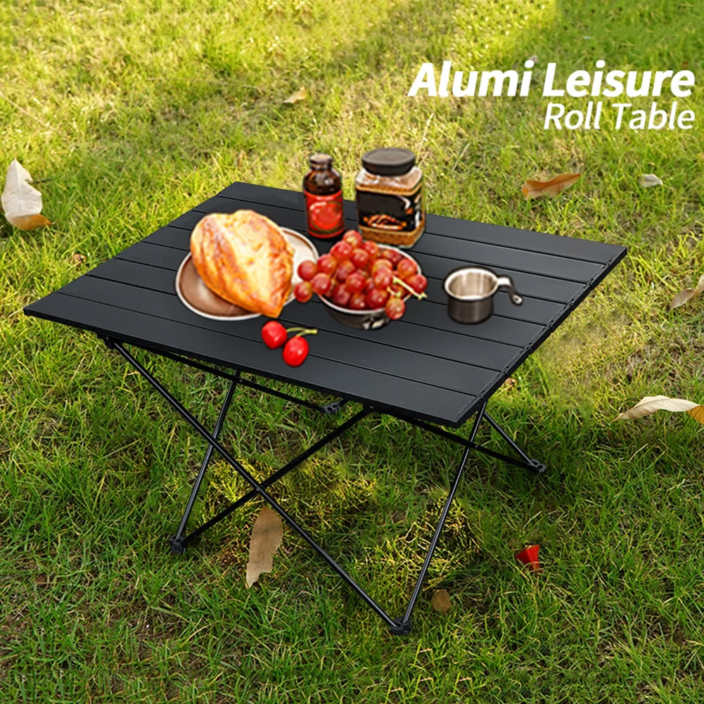 Portable Folding Camping Table Outdoor Canopy Cooking Foldable Desk Tourist Picnic Small Lightweight Metal Camping Folding Table foldable table