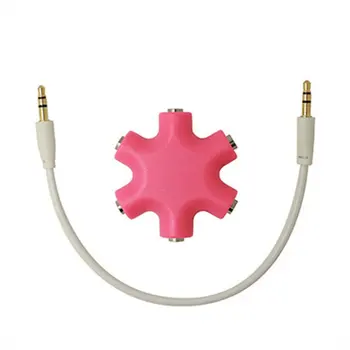 

One Minute Two Electronic Small Gift Music Sharing Device Couple Music Adapter Headphone Splitter