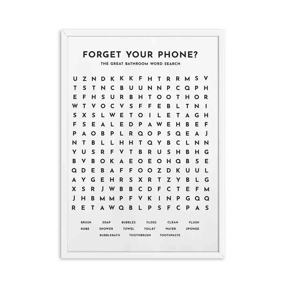 Black-White-Minimalism-Wall-Art-Canvas-Poster-And-Print-Forget-Your-Phone-Bathroom-Quote-Canvas-Painting (4)