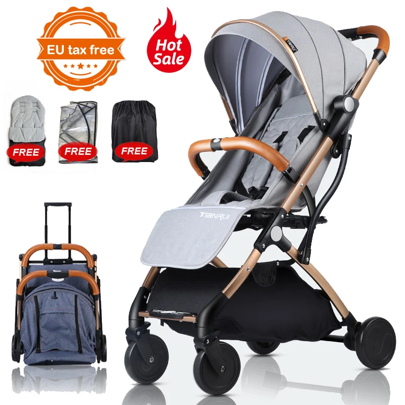  Baby Stroller Plane Lightweight Portable Travelling Pram Children Pushchair 5 FREE GIFTS3USD COUPON