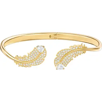 

Original 2020 new golden feather fashion glamour DIY bracelet jewelry woman girl jewelry.