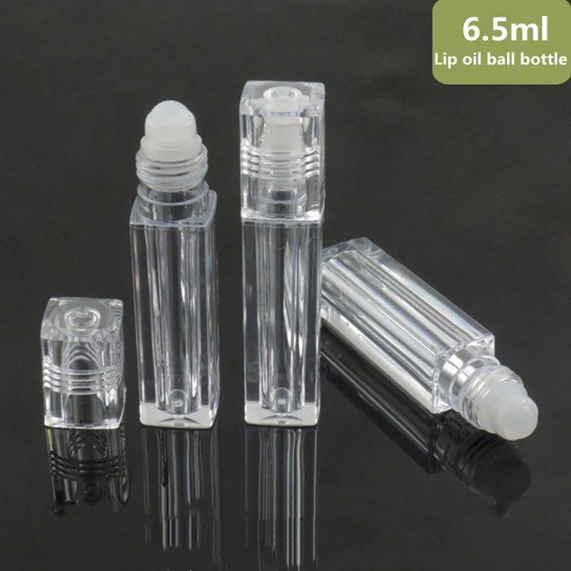 

wholesale 6.5ML Empty lipgloss roll on bottles lip balm containers eye cream bottles lip gloss tubes makeup refillable tubes