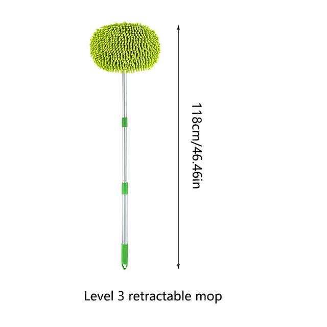 Three Section Telescopic Car Washing Mop Super Absorbent Car Cleaning Car Brushes Mop Window Wash Tool Dust Soft Mop