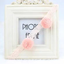 Южная Корея Детские аксессуары для волос осень и зима плюшевые шарики Детская резинка для волос головная повязка с Детская резинка для волос