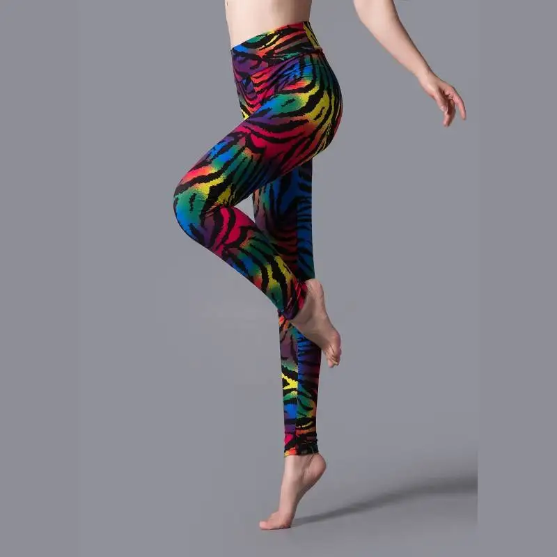 YSDNCHI Work Out Legging Sporting New Leopard Print Pants Women High Waist Legings Fitness Gym Push Up Trousers carhartt leggings