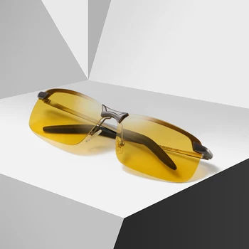 

Sunglasses VEITHDIA Mens Day Night Vision Goggles Anti-glare Goggles for Driving Photochromic Yellow Lens Polarized Sunglasses