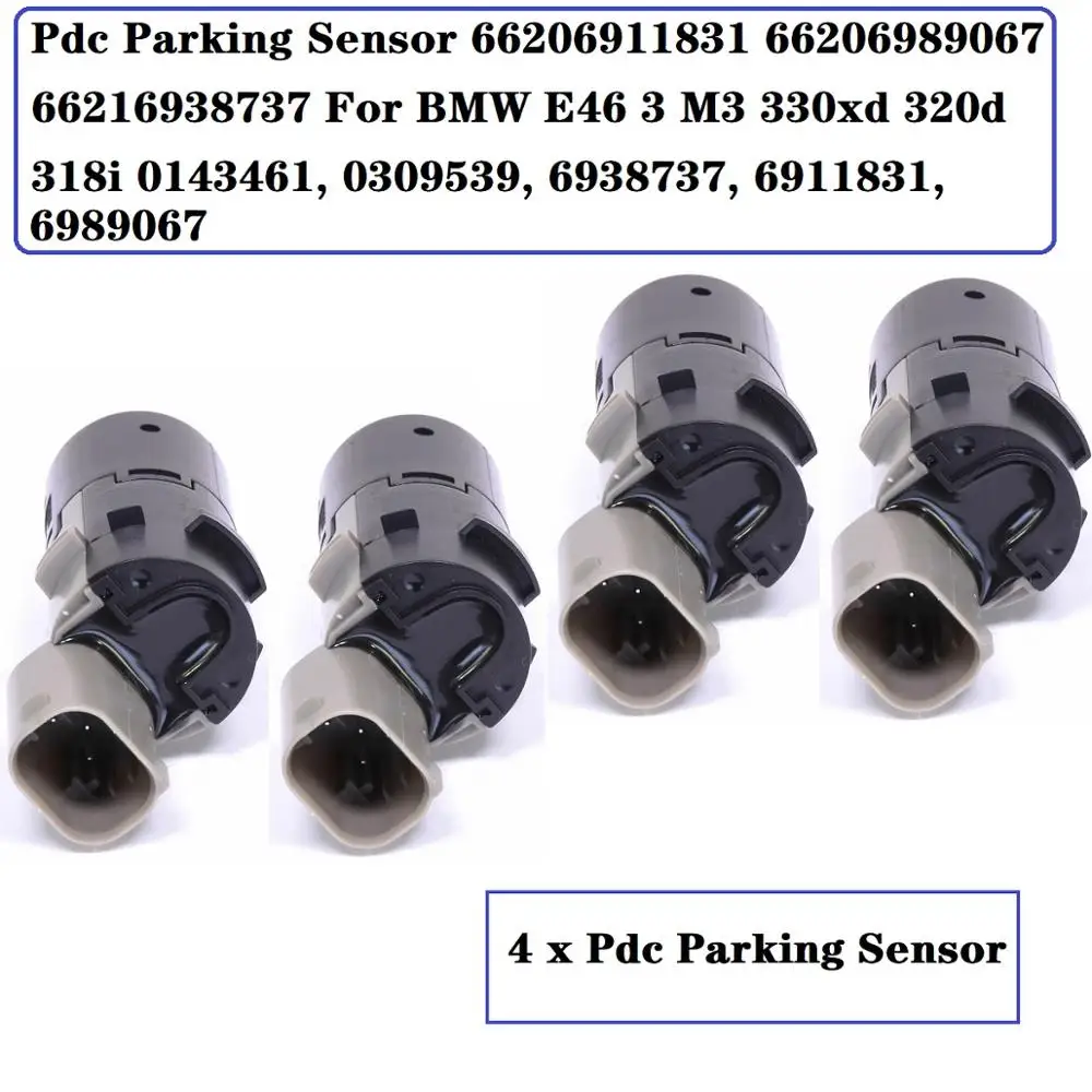 Датчик парковки PDC 66206911831 66206989067 66216938737 для BMW E46 3 M3 330xd 320d 318i 0143461 0309539 6938737 6911831 |