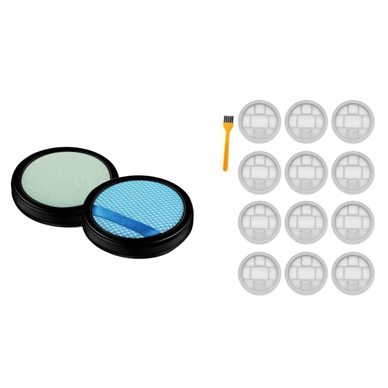 2 Set Vacuum Cleaner Parts: 1 Washable Hepa Filter Clean Brush &amp HEPA Filters | Бытовая техника