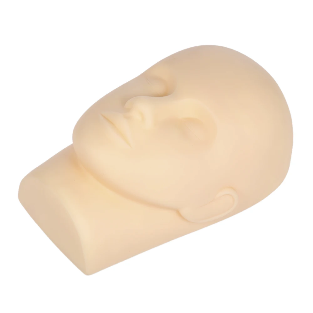 

Dummy Training Mannequin Flat Head Practice Makeup Model Dummy Head Eyelash Extension Face Painting Practice Tools No Hair
