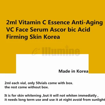 

2ml Vitamin C Serum Anti Wrinkles Anti-Aging Ascor bic Acid Firming Skin