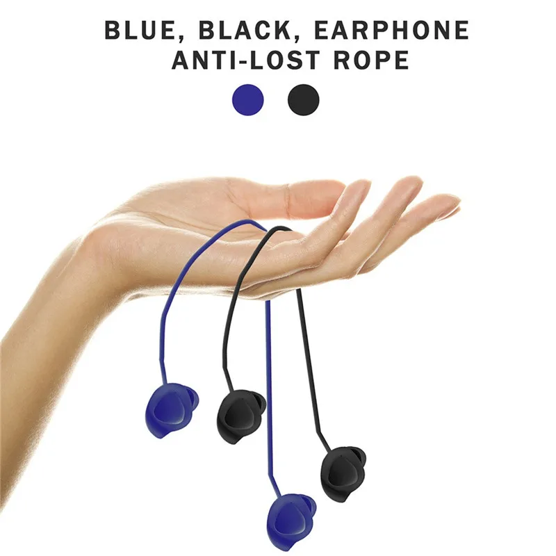 Soft Silicone Anti Dropping Rope For airpods For Samsung Gear Icon X 2018 buds Earphones Anti Dropping Rope 40AUG815