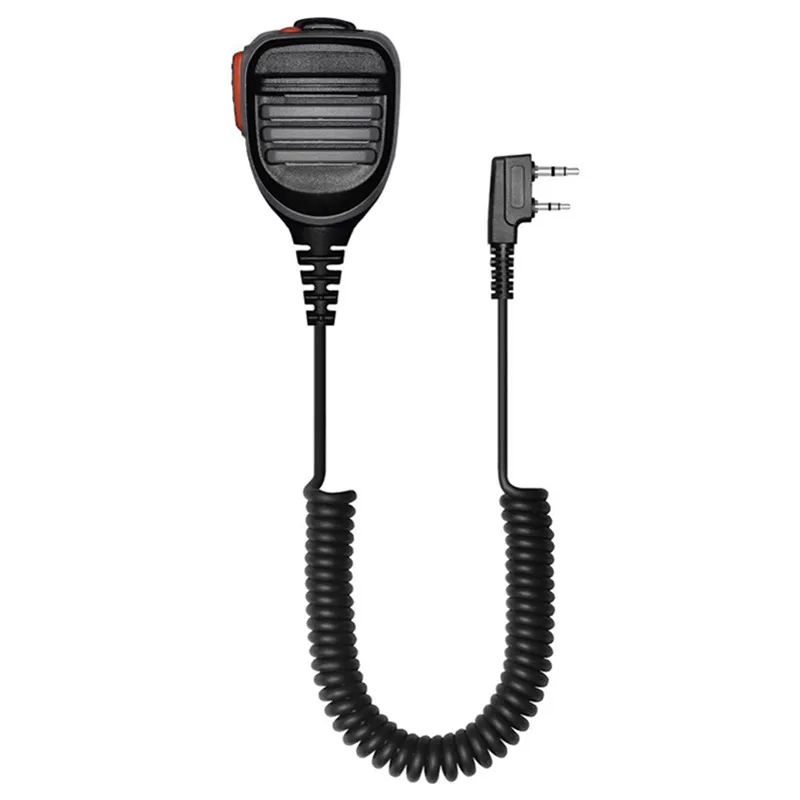 Модный PTT микрофон K штекер 2 штифта для Kenwood Baofeng UV5R UV82 888S Wouxun TYT Puxing Quansheng и т. д. рация