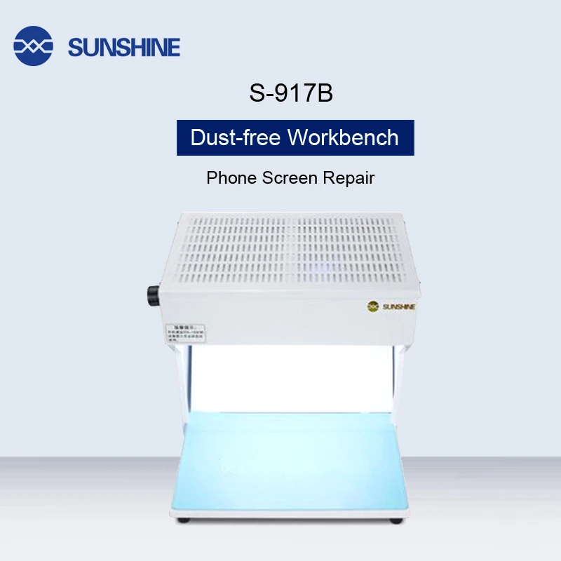 

SS-917B Dust Free Room Portable Anti Dust Working Bench Cleaning Room For Phone Change Screen Refurbish Repair Clean Workbench