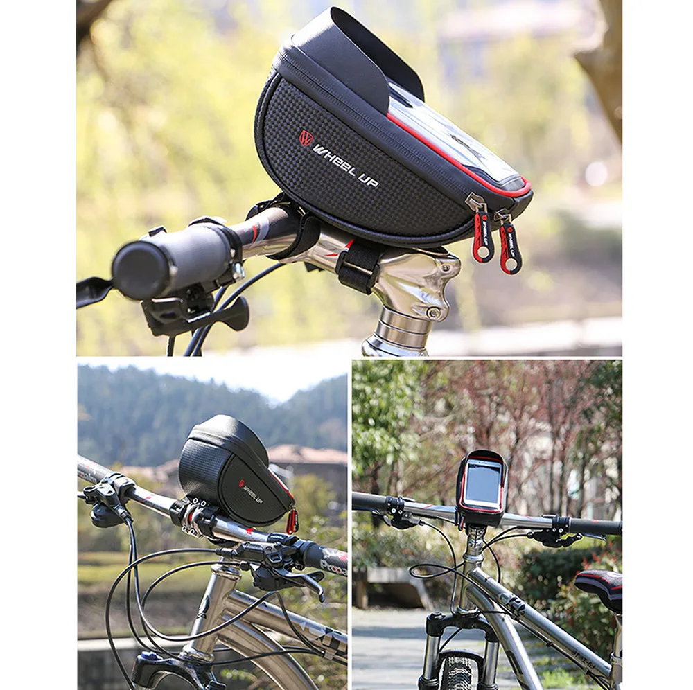 Открытый спортивный велосипед Автомобильная Передняя сумка с сенсорным экраном велосипедный Телефон держатель водонепроницаемая сумка Рамка сумка велосипед аксессуары