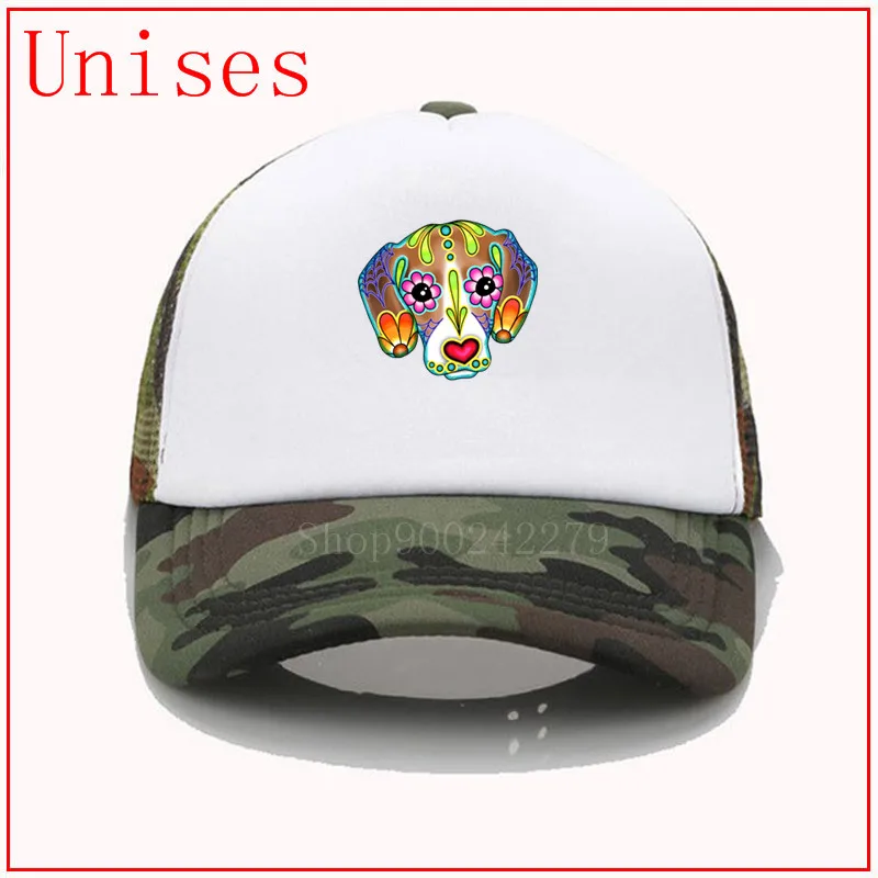 Beagle Day of the Dead Sugar Skull шляпа для папы комиксы бейсболки аниме веер шапки мужчин и