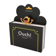 3D стерео мультфильм милые животные закладки милый Кот ПВХ материал забавные ученики детские школьные канцелярские принадлежности для детей подарок