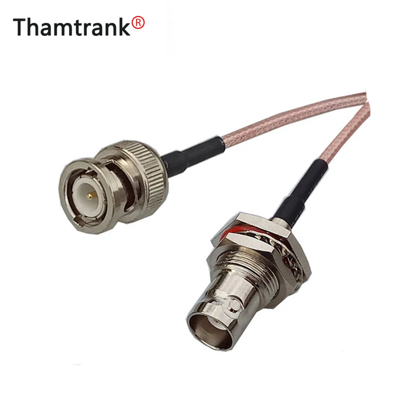 10 шт./лот BNC женский прямой к Мужской RG316 RF коаксиальный кабель Перемычка