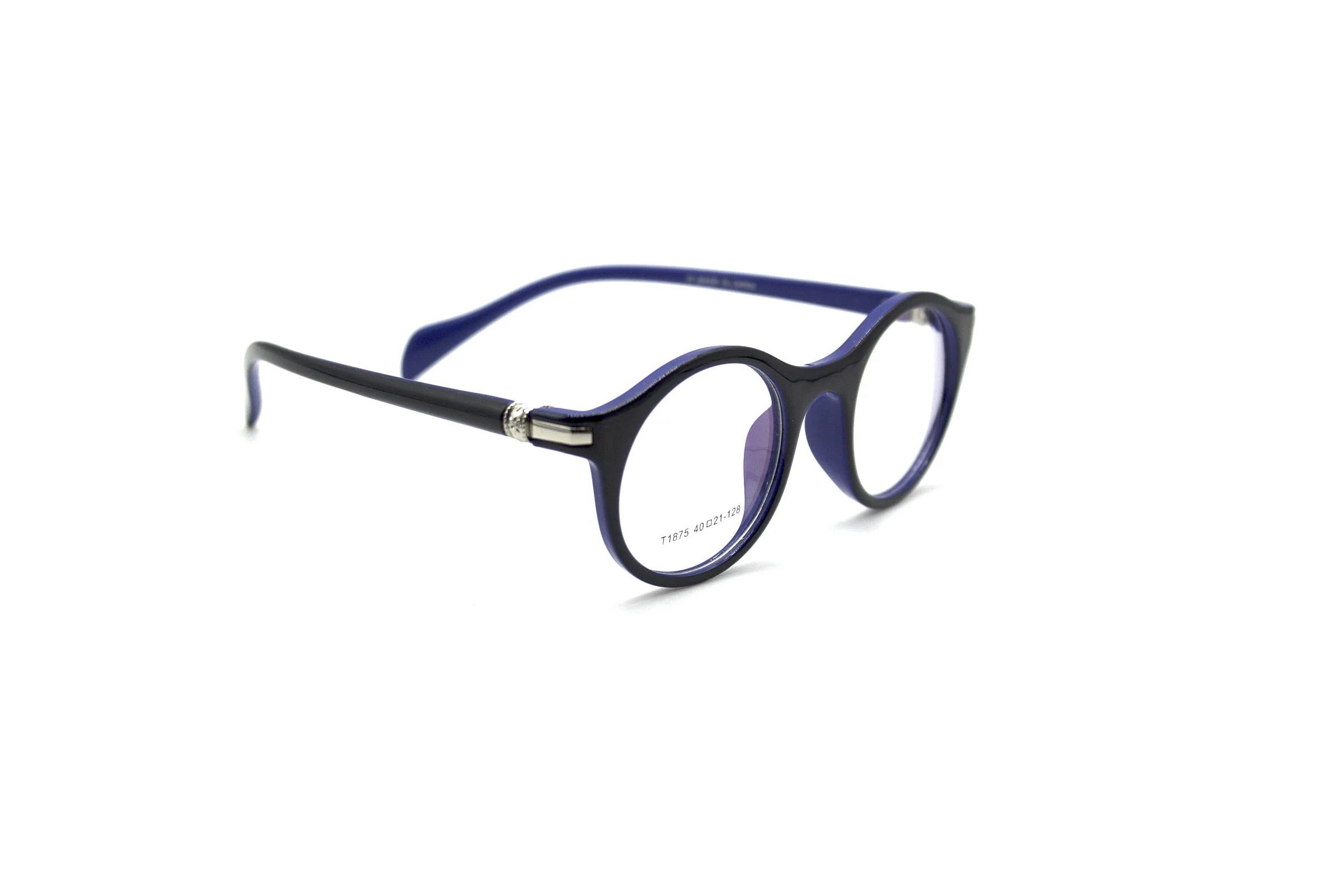 Black DarkBlue LuckTime милые круглые детские очки оправа TR90 Дети близорукость очки оправа счастливое время Дети рецепт очки оправа#1875 - Цвет оправы: Black DarkBlue