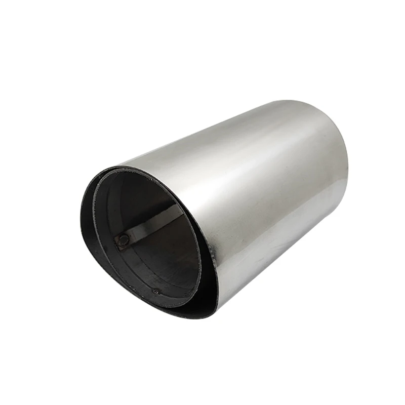 Car exhaust pipe is suitable for Audi Q5 Volvo V70 Mazda 3 Honda Accord stainless steel silencer tail throat accessories