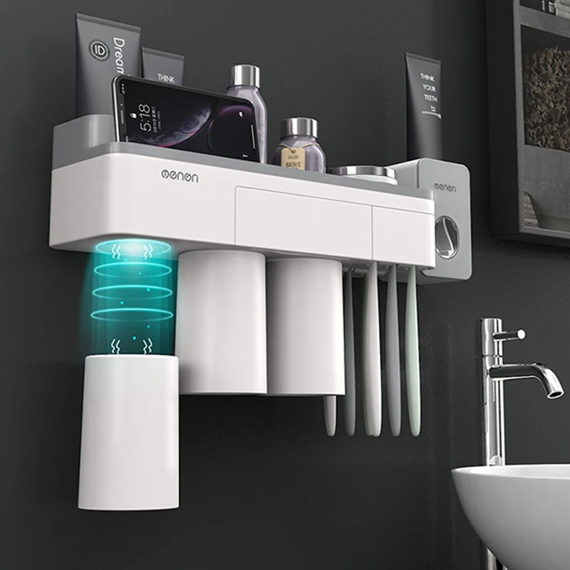 Bathroom Organizer Made With ABS Material And Shelf Magnetic Used For Shampoo And Shower Gel